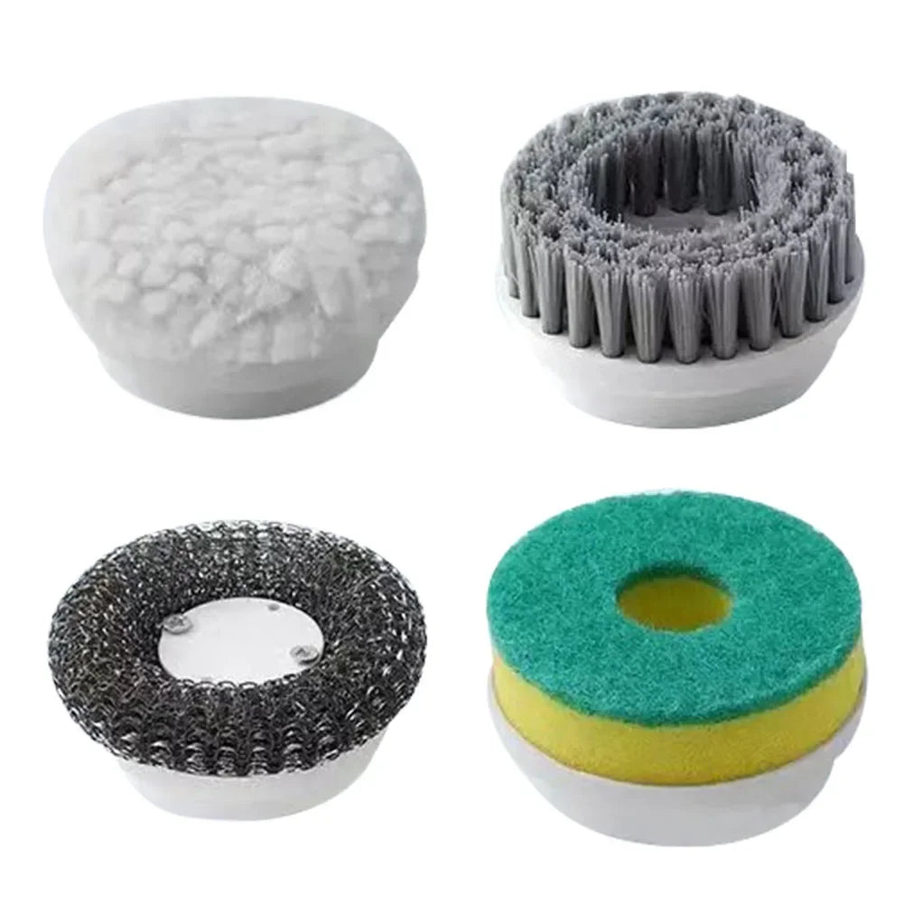 Revolutionary Electric Spin Scrubber - USB Rechargeable with 5 Versatile Brush Heads for Effortless Cleaning in Kitchen, Bathroom, and Beyond