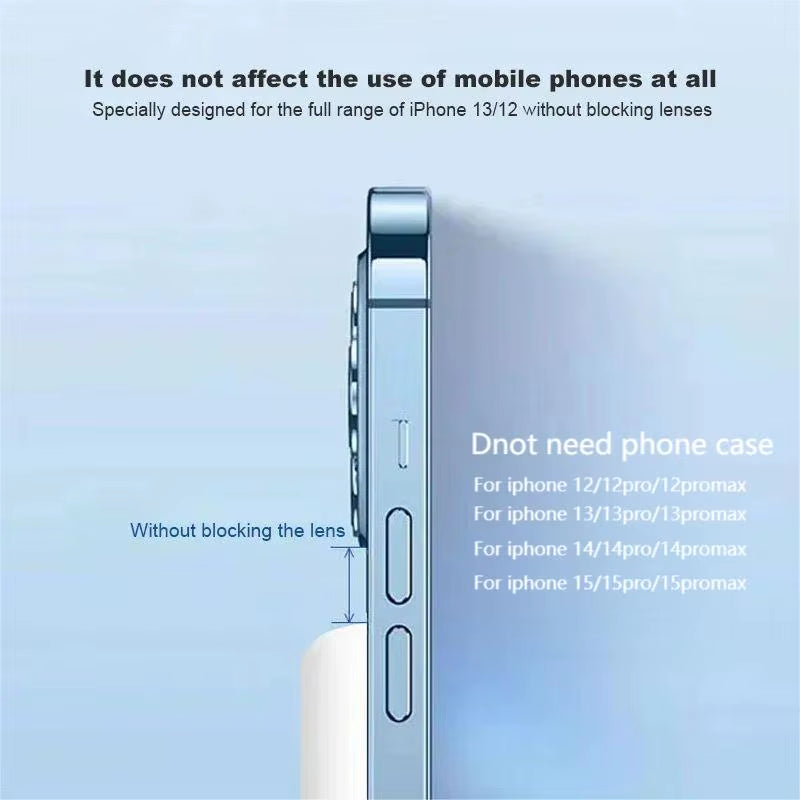 Power Up Your Day with the 5000mAh Magnetic Wireless Charger for iPhone 15 and Samsung - Portable Power Bank with Quick Charge Technology